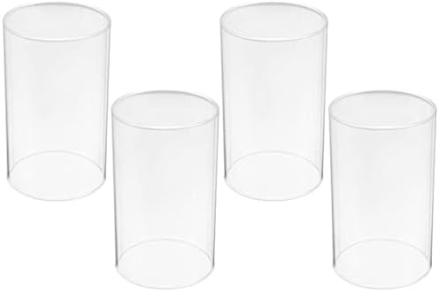 4pc Glass Candle Shade hurricane resistant