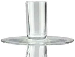 20 Swirled Taper Glass Candle Holder
