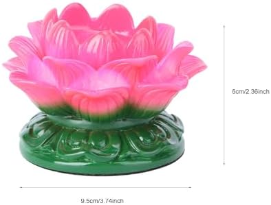 Ghee Lamp Holder Elegant Petroleum Resin Table Centerpiece for Home Events