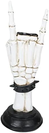 Artistic Statement Skeleton Rock Bracelet Polyresin Rock and Roll sculpture