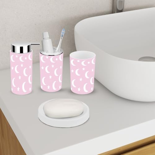 XX Baby Moon Stars Lullaby 6-Piece Bathroom Accessory Set