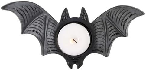 Gothic Bat Tealight Candle Holder - Halloween Decor