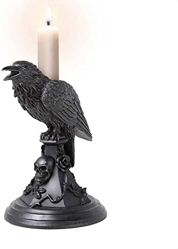Alchemy Poes Raven Candle Stick