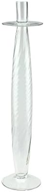 20 Swirled Taper Glass Candle Holder