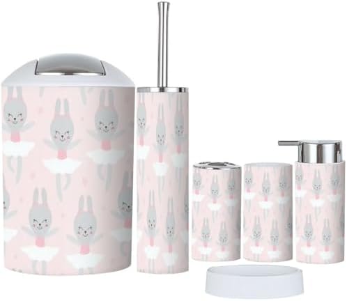 Cute 6-Piece Baby Bunny Replacement Accessory Set