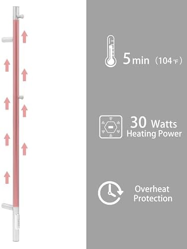 KEG Instantly heats wall-mounted towel warmer elegant durable