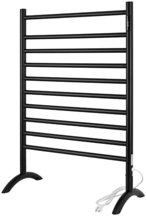 Sturdy Towel Warmer Black stainless Steel