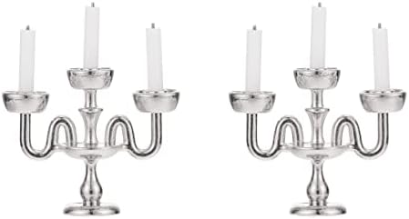 Mini Candlestick Lifelike Design Gothic Householder for Birthdays and More