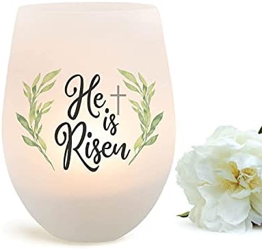 Personalized Cross Votive Holder