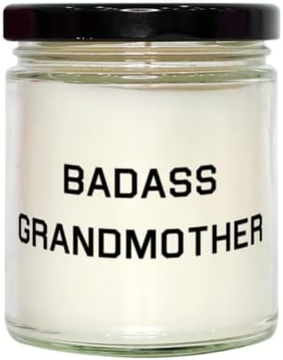 Badass Grandmother Soy Candle - Relaxing Aromatherapy Jar