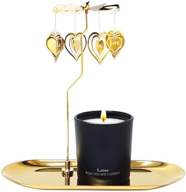 Unique Rotating Scented Candle for Women Mother Sister and Best Friend