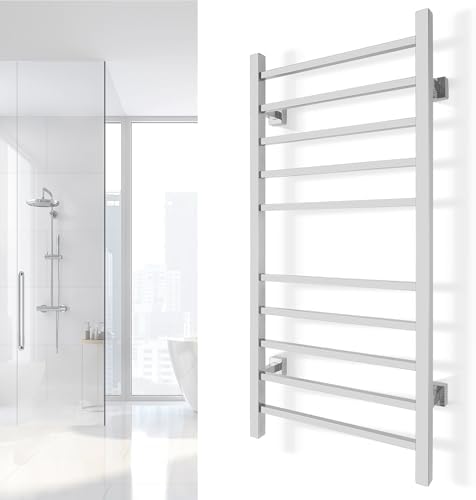 WarmlyYours 10-Bar Heated Towel Rack