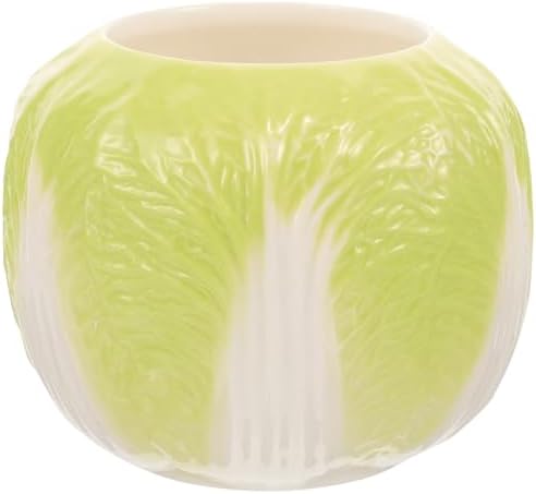 Unique Cabbage Shaped Ceramic Candle Holder for Tea Lights Desktop Centerpiecestylish Durable