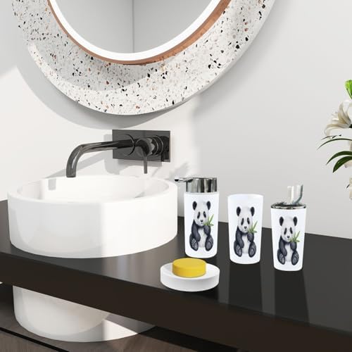 6-Piece Bathroom Accessory Set Sturdy Durable Easy to Clean