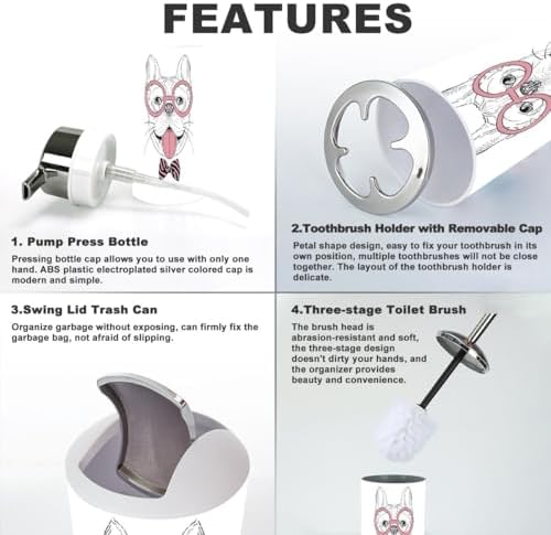Stylish 6-Piece Bathroom set