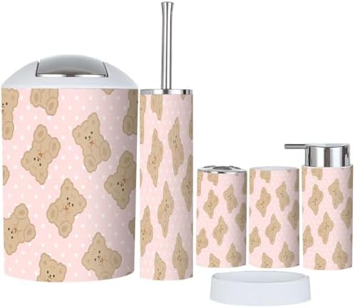 Cute Kawaiiopts for Bathroom Accessories Set