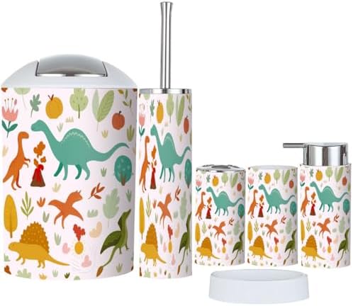 Cozy Boho Style Bathroom Accessory Set