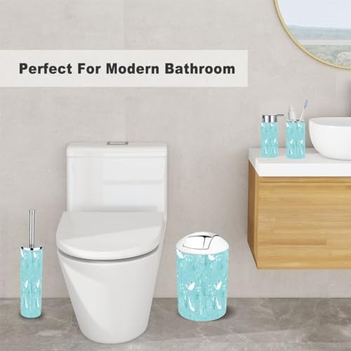 Ocean Life 6 Piece Bathroom Accessory Set for Kids