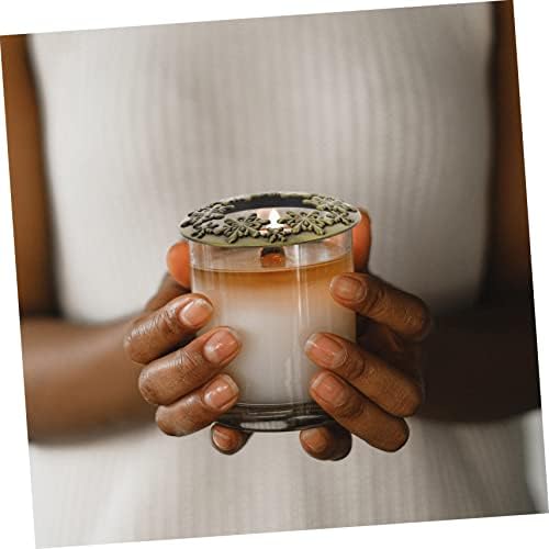 VICASKY Portable Zinc Alloy Candle Jar Lid