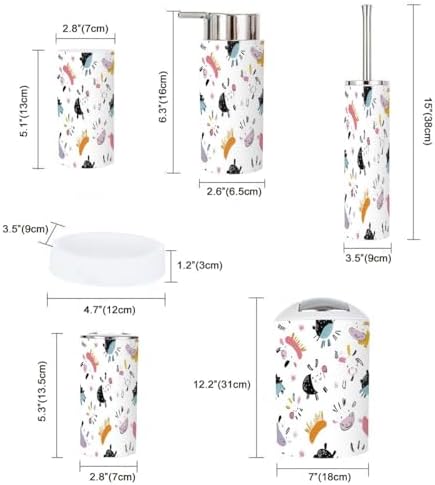 6-Piece Boho Kids Bathroom Set