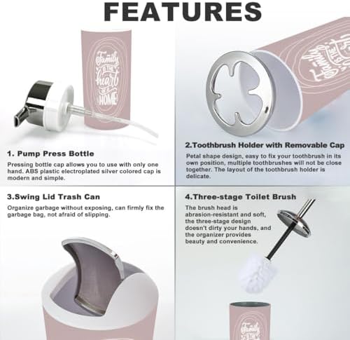 Modern 6-Piece Bathroom Set Home Sweet Home Design