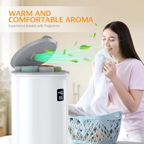 Luxury Bath Towel Warmer with Timer and LED Display