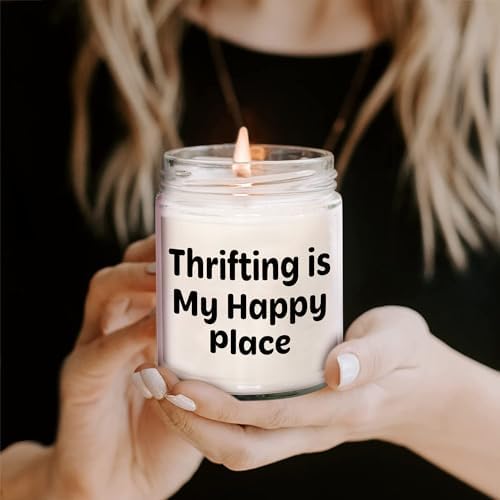 Thrifting Gene 9oz Soy Candle with Insightful Quote - Perfect Gift for Dad