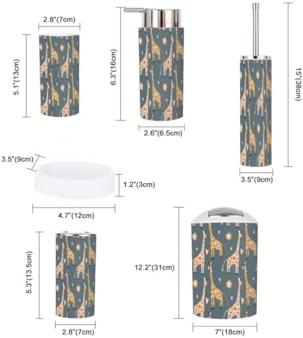 Sturdy Multi-Functional Bathroom Accessories Set for Home Kitchen