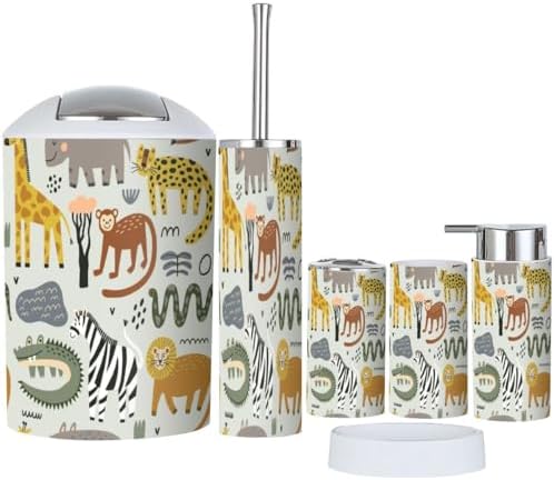 Bathroom Compact Set Modern Style for Home Travel Use