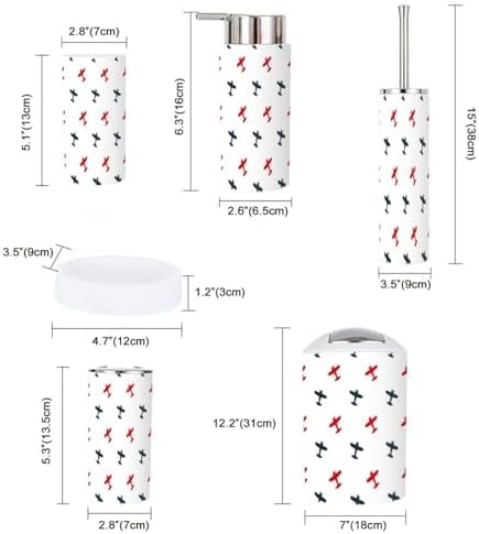 XNGJEMVWXO Bathroom Accessory Set 6 Piece