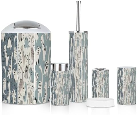 Kids Dinosaur-Themed Bathroom Set