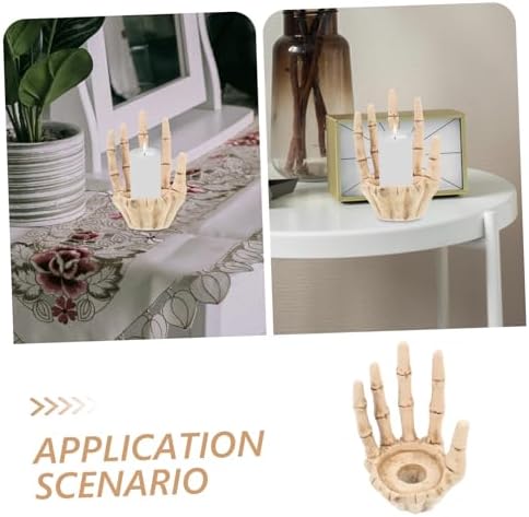 Skull Candle Holder