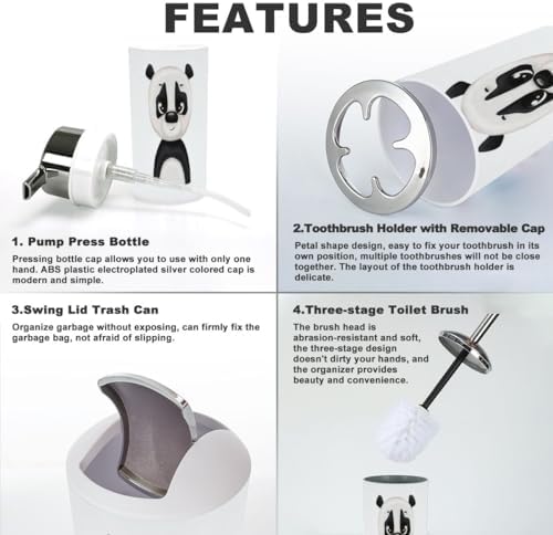Sturdy 6-Piece Home Decor Organization