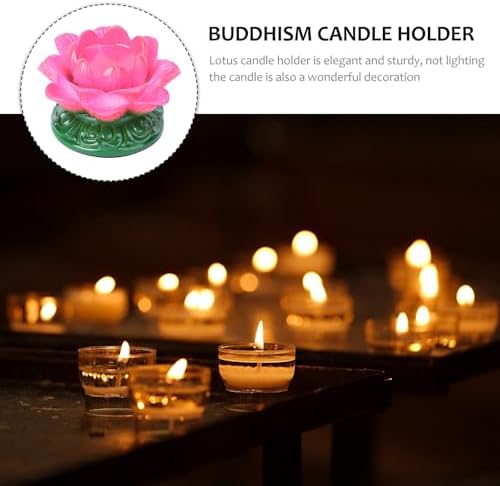 Ghee Lamp Holder Elegant Petroleum Resin Table Centerpiece for Home Events