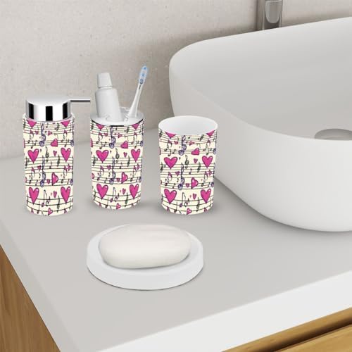 6-Piece Bathroom Set with Durable Organizers amp Gifts