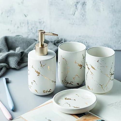 4-Piece Soap Dish Set Ergonomic Design Durable Stylish for Home