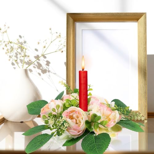 VOSAREA Wedding Candle Wreath