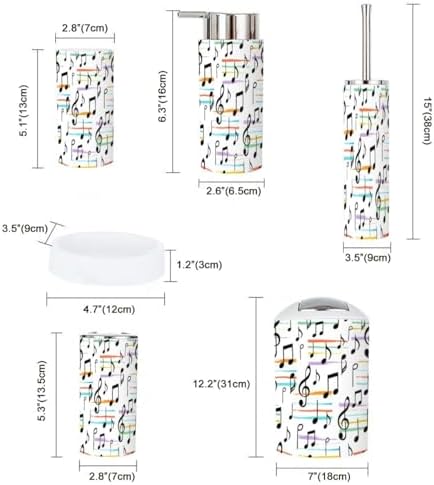 Bathroom Accessory Set for Clutter-Free Counter