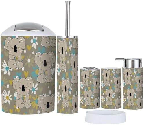 Bathroom Accessories Set 6-Piece Set for Australian Kids and Families