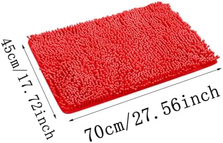 Extra Soft Washable Pink Bathroom Rug