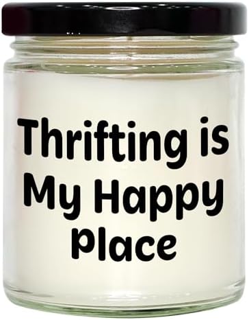 Thrifting Gene 9oz Soy Candle with Insightful Quote - Perfect Gift for Dad