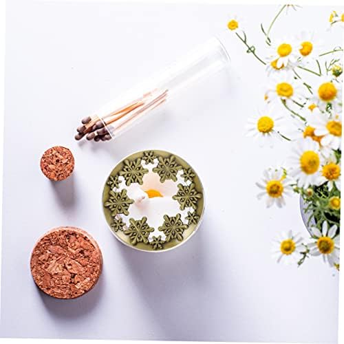 VICASKY Portable Zinc Alloy Candle Jar Lid