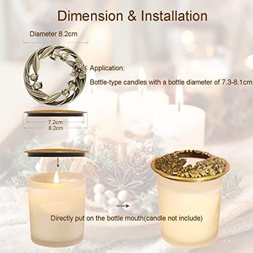 UCINNOVATE Candle Toppers Jar Candle Accessories