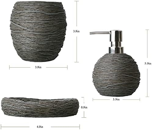 Moisture Four-Piece Soap Dispenser Set Bathroom Accessories