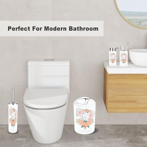 6-Piece Cute Baby Cute Girl Bathroom Accessories Set