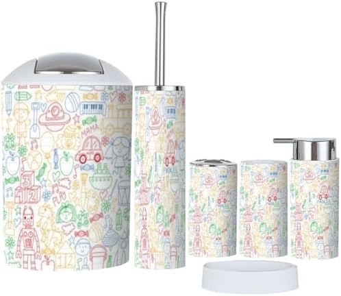6-Piece Kids Bathroom Set with Style
