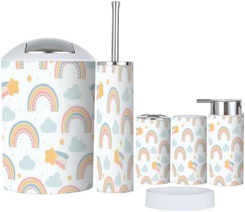 XNGJEMVWXOBathroom Accessory Set 6 Piece countertop