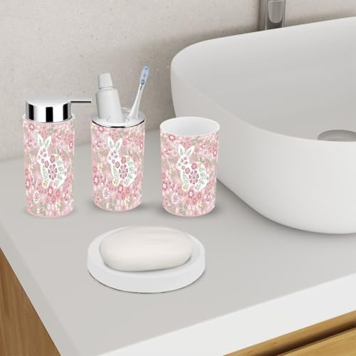 Kids Collection Bathroom Accessory Set 6 Piece Cute