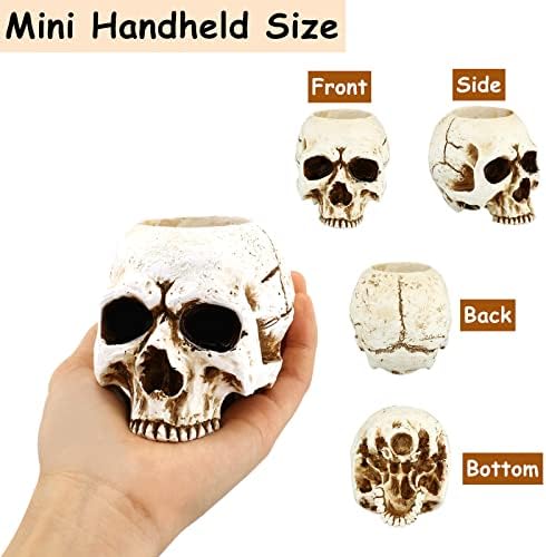Mini Skull Candle Holder for Tea Lights