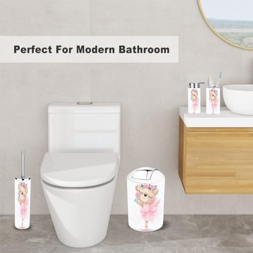 XNGJEMVWXO 6-Piece compact bathroom Accessory Set for Easy Living